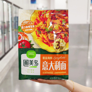 山姆超市 圃美多 番茄海鲜意大利面利税870g 3份装 顺丰发货