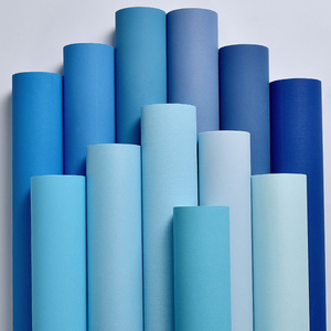 纯色墙纸深蓝色卧室客厅电视背景墙壁纸藏蓝色压纹壁纸素色酒店