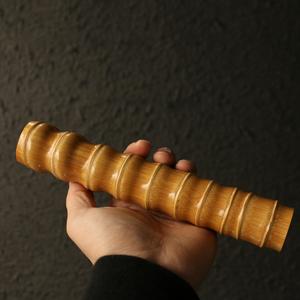 一物一拍精品纯手工精磨天然十几年老罗汉竹手把件竹雕把玩竹摆件