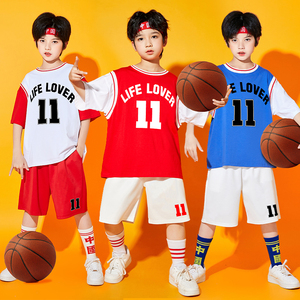 六一儿童舞蹈演出服啦啦队套装幼儿篮球宝贝表演服小学生运动会服