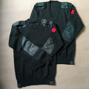 毛衣正品士女男士立领vl领纯棉线衣保暖绒衣橄榄绿圆领毛衣毛裤