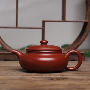 阳羡壶庄宜兴紫砂壶 纯全手工紫砂壶 茶壶原矿大红袍仿古精美刻画