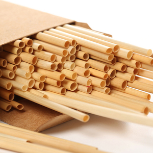 天然环保麦秆吸管饮料一次性儿童小麦秸秆可降解麦杆小号管子便携