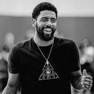 kyrie irving欧文ins全视之眼印花t恤学生篮球运动宽松纯棉短袖潮