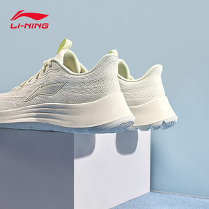 李宁跑步鞋女鞋夏季新款网面透气鞋子轻便减震软底休闲运动鞋