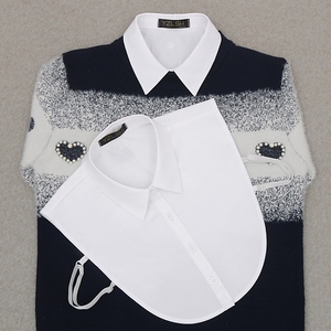 假领子男士百搭假领假衬衫领子韩版假衬衣领春季韩国装饰纯棉春秋