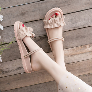 软妹凉鞋女配裙子穿的鞋子春夏2022新款少女心凉拖鞋两穿沙滩鞋