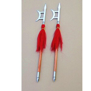 武术器械武术双戟方天画戟双月戟单月戟双枪奇门兵器未开刃