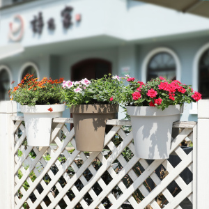 栏杆花盆塑料马鞍盆