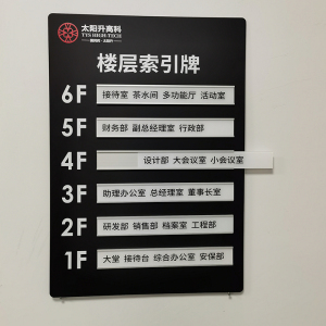 楼层索引牌亚克力电梯楼层标识牌酒店宾馆办公楼导向牌索引指示牌