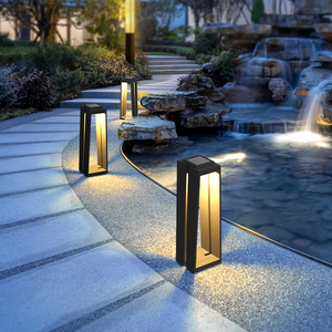 太阳能庭院灯新中式花园户外防水室外草坪灯工程景观灯花园草地灯