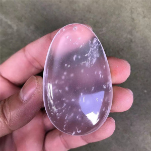 缅甸天然水沫玉a货翡翠伴生矿雪花棉男女款无事牌随行滴水毛衣链