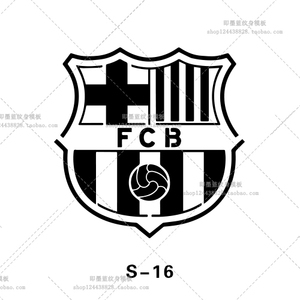 00同款货源线上团队淘宝足球队徽设计球队logo设计队标模板胸牌