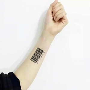 条形码纹身