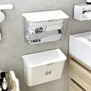 卫生间置物架壁挂式家用浴室厕所墙上防水免打孔纸巾卫生巾收纳盒