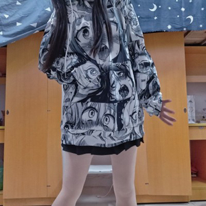 啊黑颜ahegao 二次元痛衫卫衣动漫短袖痛衣表情脸t恤肥宅战袍外套