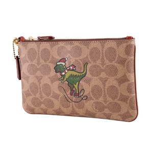 coach/蔻驰休闲恐龙拉链手拿包手挽包男女21年春季新款xy