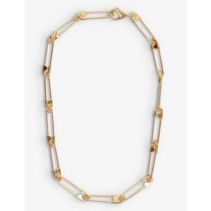 balenciaga/巴黎世家 安全别针黄铜项链2022新款春夏女士奢侈品