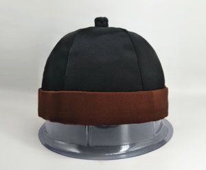 原创手工缎面地主帽清朝瓜皮帽古风男帽日常便帽