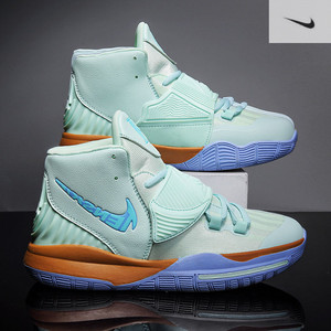 耐克aj夏季欧文6代海绵宝宝篮球鞋男女鞋章鱼哥5鸳鸯学生实战高帮