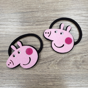 儿童发饰头饰可爱小猪弹力发绳猪猪发圈橡皮筋女童宝宝发夹发饰品