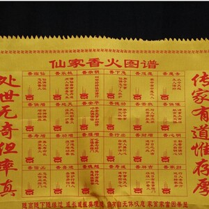 佛前点香财神香谱仙家香火图谱布料香谱观香谱图解大全家用香谱图