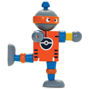 木偶人木质变形机器人儿童益智木头减压玩具创意抖音新奇六一礼物