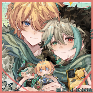 roza同人周边徽章 roi罗伊 aza阿萨吧唧 色纸 明信片 方卡 手机壳