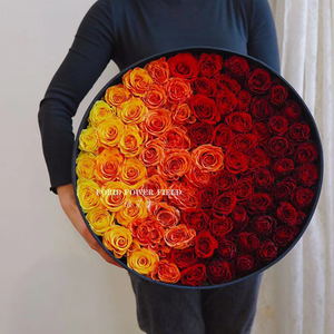 玫瑰花礼盒渐变色