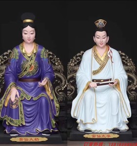 树脂极彩绘常仙太爷夫人胡三塑像家用上供奉四大家族佛像东北文化