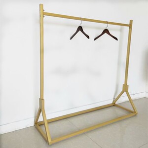 服装展示架加厚铁艺落地架不掉漆铁架子室内晾衣架男女装店挂衣架