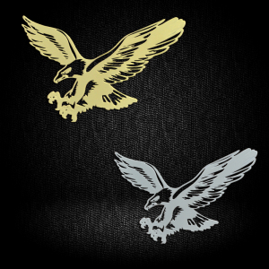 老鹰金属贴鹰图腾贴纸大鹏展翅手机装饰平板电脑机箱个性金属贴纸