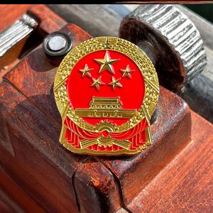 金属国徽胸针中国北京天安门徽章红色爱国纪念收藏礼物新中国万岁