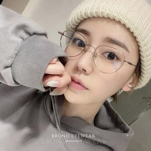 mahrcato镜框 noah文艺个性轻盈钛金属光学近视眼镜架韩国代购