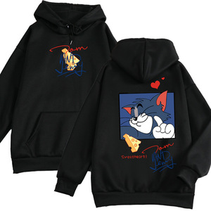 000人付款天猫猫和老鼠tom andjerry联名夏季纯棉短袖t恤ins潮流情侣