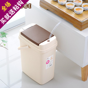 日本进口多功能茶水垃圾桶 创意茶具接水桶茶渣桶塑料