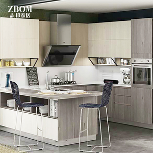 志邦橱柜定制现代风格进口双饰面厨房厨柜整体定做芭媞娅Ⅱ