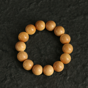 水磨高密度鱼籽纹龙血丝竹实心老料手持把玩把件文玩竹器盘玩竹迹