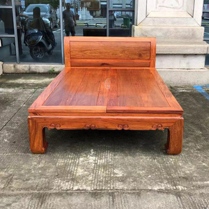 老马红木家具缅甸花梨木简约儿童床单人床正宗大果紫檀厂家直销