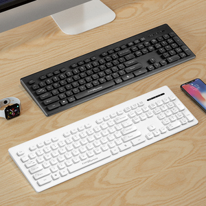 时尚悬浮巧克力键盘无线有线外接静音笔记本台式电脑办公打字专用
