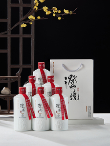 6瓶郭坤亮澄境柔雅酱香型53度500ml洞藏坤沙酒白酒贵州整箱团圆