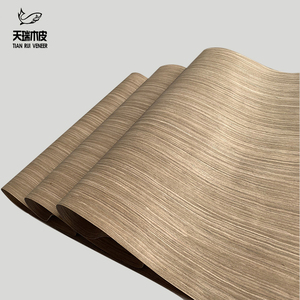 兔宝宝科技黑胡桃直纹木皮  浅色黑胡桃 家装木门贴皮 宽幅