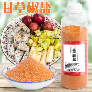 酸野配料水果椒盐甘草广西潮汕特产家用调料辣椒粉辣椒盐200g