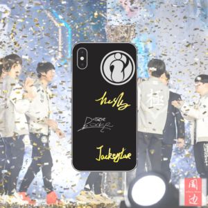 ig队标 ig队员签名 rookie jackeylove宝蓝宁王shy哥 金属签名贴