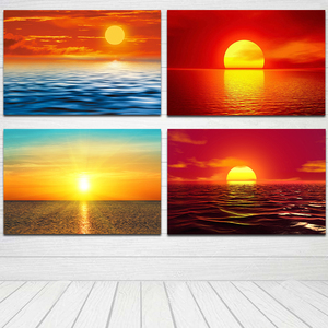 日出海上风景图画图片
