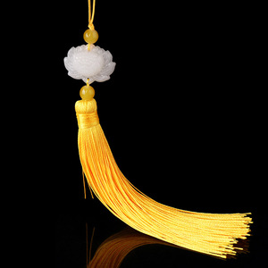 古风莲花流苏汽车挂饰发簪发冠扇坠玉佩腰佩汉服旗袍压襟手机挂件