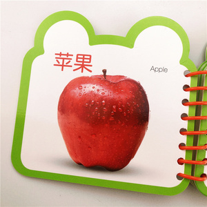 识图认物大全日常水果蔬菜认知卡幼儿看图识字学拼音彩色图片识物教具