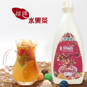 gaga鲜语产地综合果汁水果茶缤果味酱浓缩果汁水果茶酱原料2kg