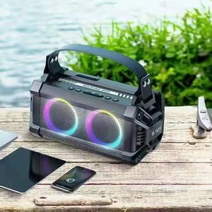 不见不散sk600音响便携式移动k歌户外ktv带麦克风一体机蓝牙唱歌