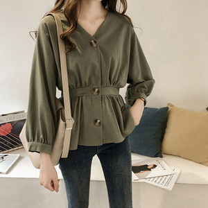 长袖t恤女蝙蝠袖收腰